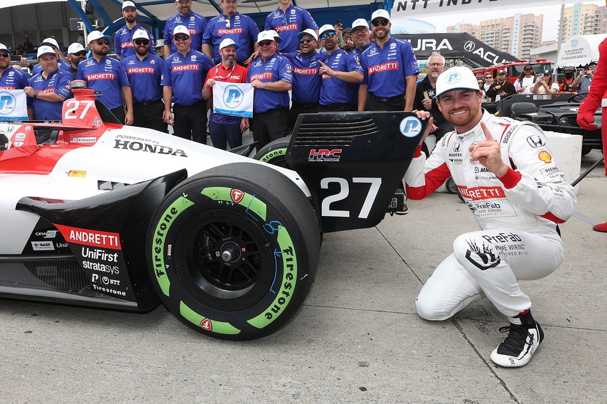 IndyCar: Kirkwood bate Herta e crava a pole do GP de Long Beach